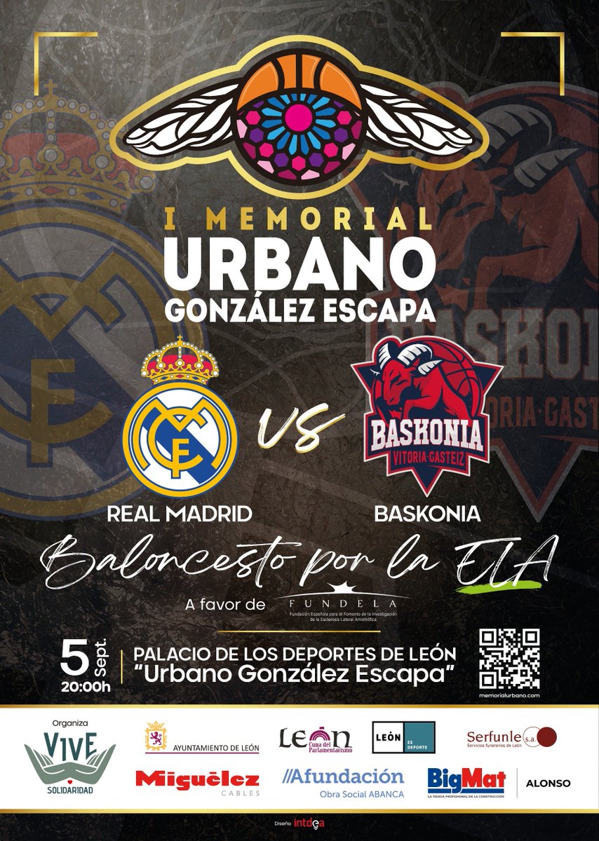 FUNDELA1's tweet photo. Gracias por el apoyo recibido en memoria de Urbano a través de una de sus grandes pasiones: el baloncesto. 🏀❤️
​Desde FUNDELA financiaremos un proyecto de investigación sobre la #ELA que llevará su mecenazgo. Su legado continúa. 🧬✨
​#InvestigaciónELA #porunmundosinela https://t.co/E4oi2pKQjN