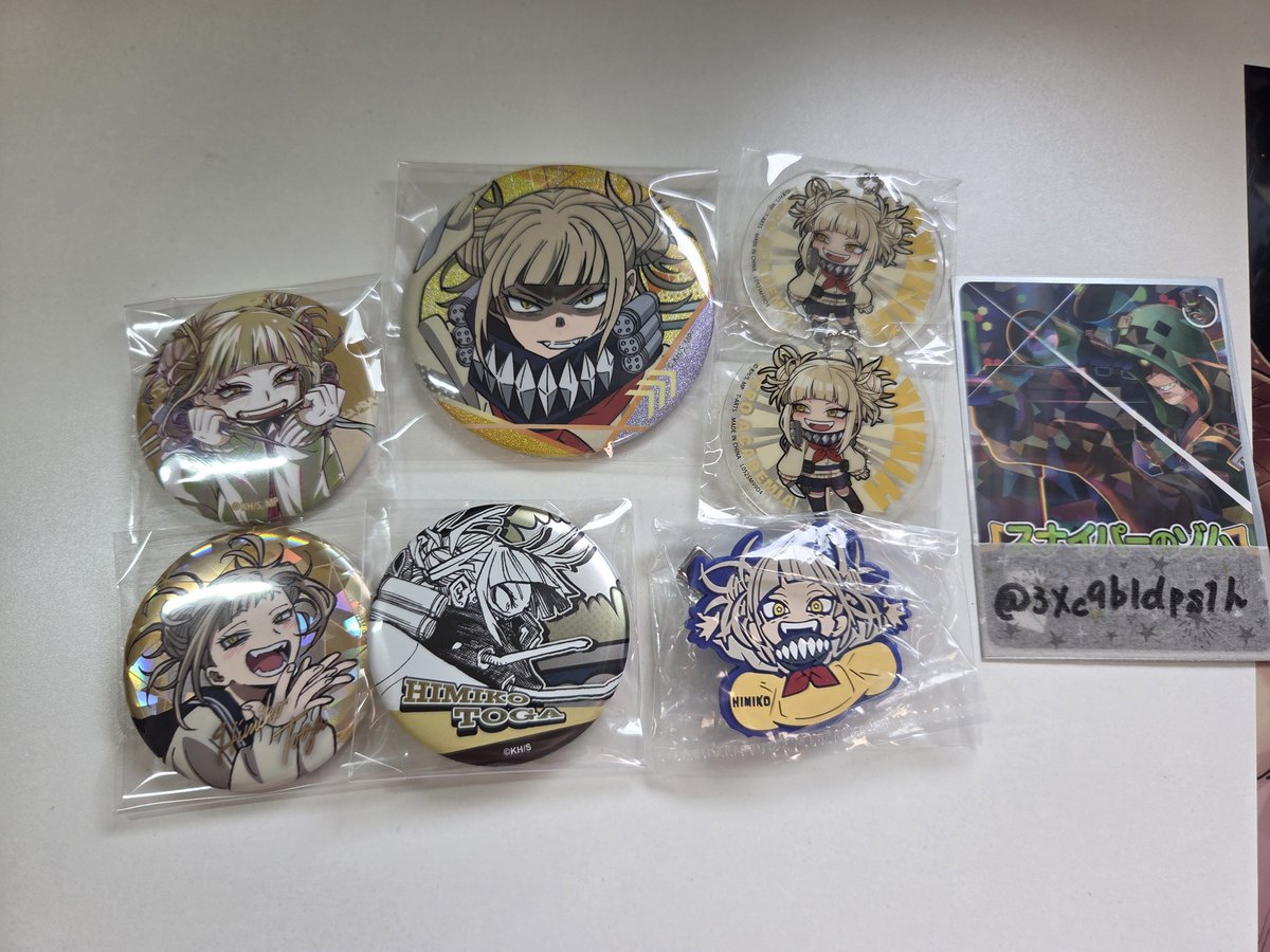 3Xc9bldps1h's tweet photo. 【交換】僕のヒーローアカデミア ヒロアカ 

譲▶麗日、トガヒミコ

求▶同異種  緑谷、爆豪or希望額+送料 

- ̗̀⚠️ ̖́一部定価有り

普通郵送にて対応。お気軽にお声掛けお待ちしております。 https://t.co/5DDXeDndxq