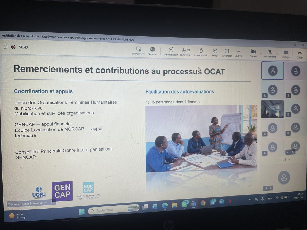 WARDIasbl's tweet photo. Ce mardi 11 août 2026, #WARDI ASBL prend part à la session de restitution des résultats de l’autoévaluation des capacités organisationnelles réalisée auprès de 29 organisations dirigées par des femmes. https://t.co/5aL1ldjpRg