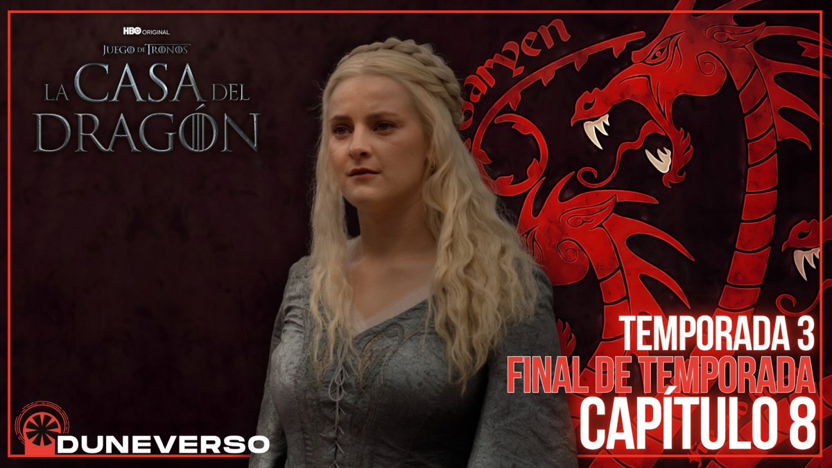 duneverso's tweet photo. Se viene un auténtico drakaris🔥🔥esta noche a las 22:30h (CET) en el perfil de #Duneverso. 

Y es que hoy tenemos 🔴DIRECTAZO para hablar del último capítulo de #LaCasaDelDragón 🙌🏻🐉

Puedes verlo justo aqui 👇🏼
https://t.co/OPOvrgXnYY https://t.co/wHqfeXdev0