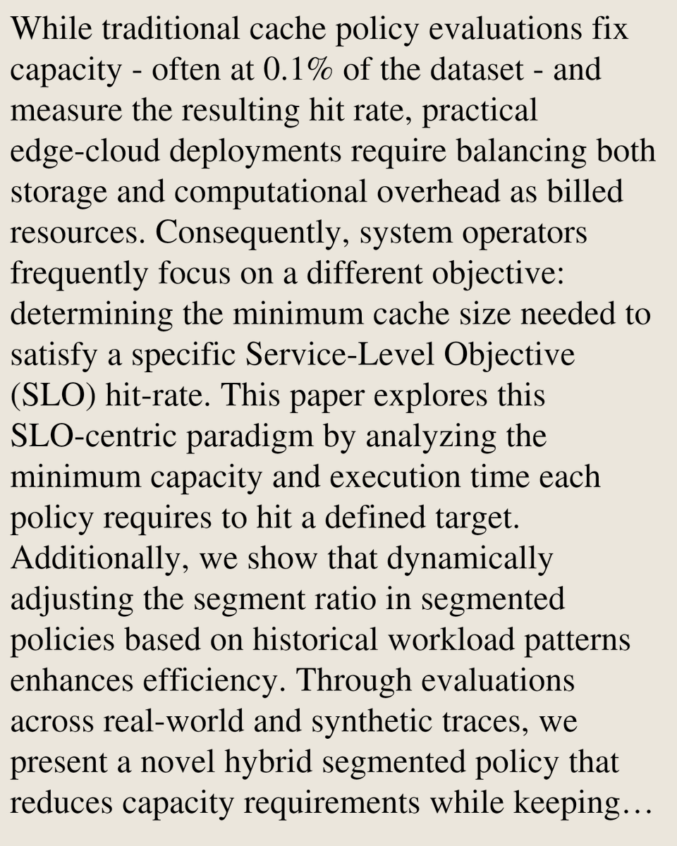 CSPerfPapers's tweet photo. Performance and Cost-Aware Cache Provisioning

Ridwanul Tanvir, George Kesidis
https://t.co/2L99GbudM3 [𝚌𝚜.𝙿𝙵] https://t.co/OuHTo3ZMu6