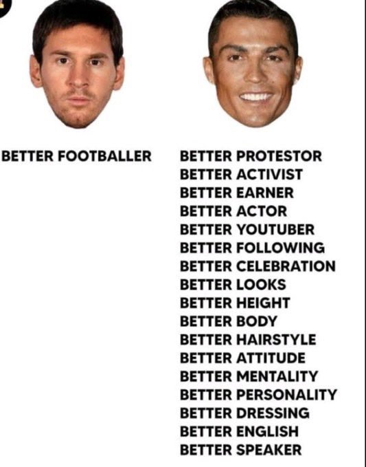 _1realFormula's tweet photo. I thought the Goat debate is about football 😭😭😭 https://t.co/BWq1qTDBFf