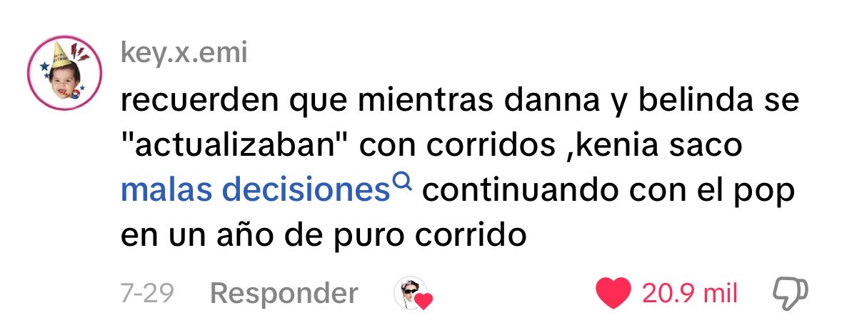 cuipameami's tweet photo. mientras otras se fueron con el reggaeton y los corridos, solo una se mantuvo fiel al pop
fin de la discusión. https://t.co/hAqFPHSYwu