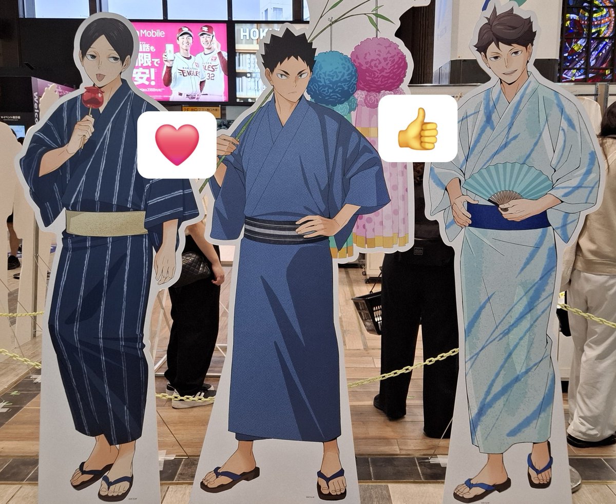 inmklore's tweet photo. 人多すぎて写真だけハイキューウィーク🫶❤映り込みスタンプで失礼します🙇‍♀️。推し引きでとれなくて🤦‍♀️でもまたチャンス狙ってパネル撮る…… https://t.co/8w5OLsfUdD