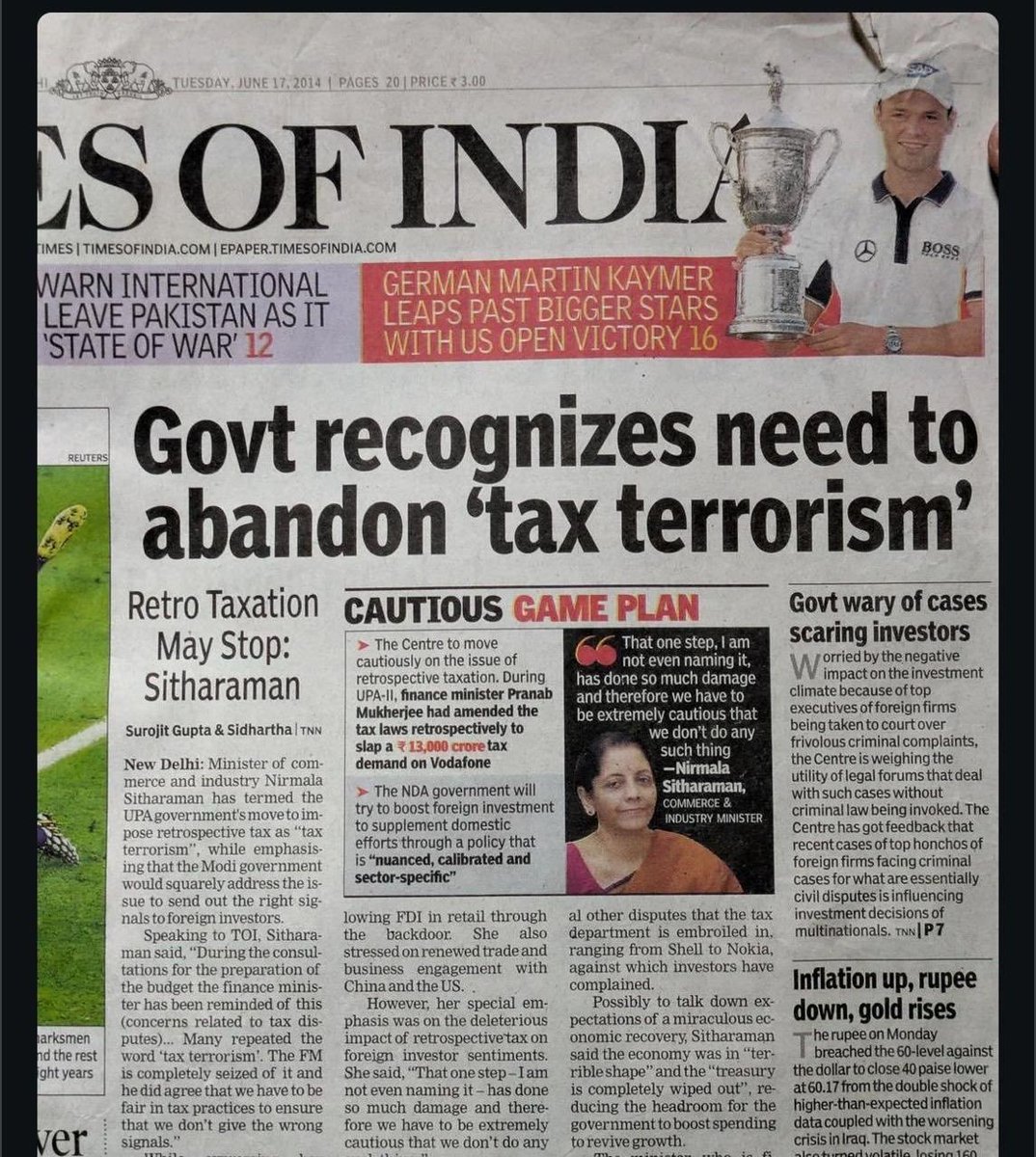 IndiaNewGen's tweet photo. 35% income tax for me, single earning, no parental pensions, no inheritance, 2 kids, volatile IT jobs is like going on a bike at 100 km/h and dashed with a truck coming from the opposite direction at 100km/hour.

I don't understand how can taxes are so high with shit delivery. https://t.co/ke9VjklnUM