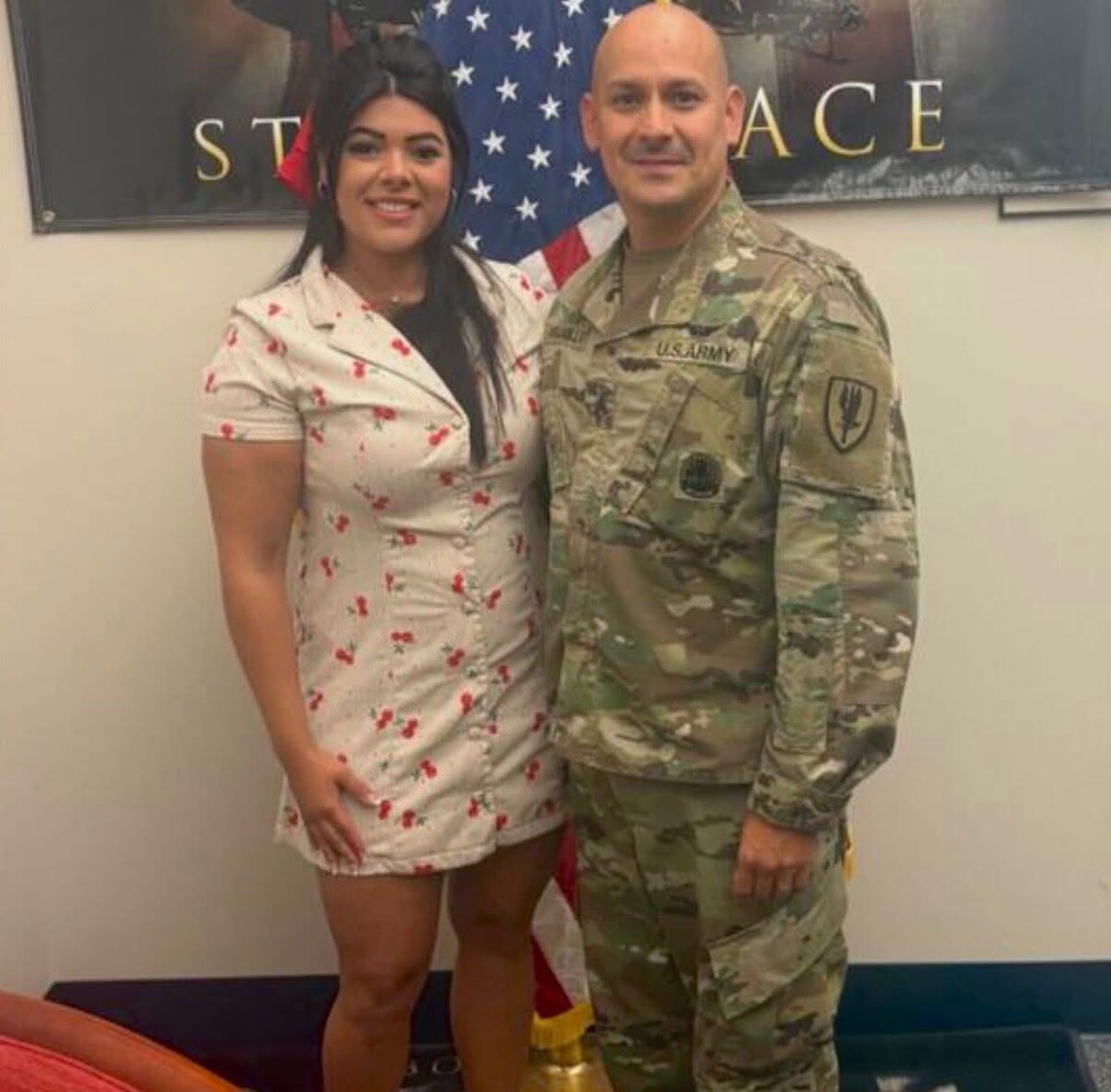 Gianl1974's tweet photo. BREAKING🚨 ICE just detained the WIFE of an active-duty U.S. soldier — forcing him to leave his military post to care for their child.

Army Staff Sgt. Alexis Jaramillo has served in the U.S. military for more than a decade. He and his wife, Maisa Lopes Eliaser, went to an immigration appointment in Alabama that the family believed would be routine as she worked to adjust her legal status.

Instead, officials asked Jaramillo and his 5-year-old stepson to leave the room. His wife was detained and transferred to ICE custody in Louisiana. Jaramillo then had to take administrative leave from the Army to stay home with their child.

He’s not alone.

An Associated Press investigation identified at least 52 parents and spouses of active-duty U.S. troops who have been detained by immigration authorities since Trump returned to office. The government does not track military-family detentions, so reporters had to identify the cases through court records, interviews and news reports. AP says the real number is likely far higher.

In Texas, Army Sgt. Hedar Turcios Juarez’s wife was detained outside a Walmart in front of their 6-year-old daughter. At least six relatives of active-duty troops identified by AP have already been deported.

Now more than 60 members of Congress are investigating. Lawmakers are demanding to know how often ICE is detaining military family members and whether the arrests are interfering with troops’ ability to serve.

Jaramillo has already been pulled away from his Army duties. His wife remains in ICE custody, and he is home taking care of their 5-year-old.