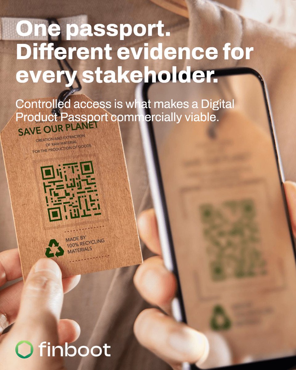 FinbootTech's tweet photo. Selective sharing makes a #DPP useful to every stakeholder without exposing the full dataset to everyone. That keeps traceability practical, auditable and secure.

https://t.co/3XrVJGlBSk https://t.co/e9M5z9UGK3