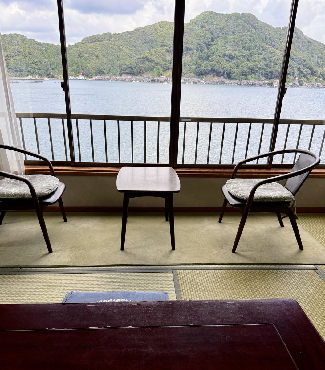 moodoku3137's tweet photo. 投宿　今回の１つの旅の目的　伊根の舟屋　たまらん https://t.co/13RrdjvoSN