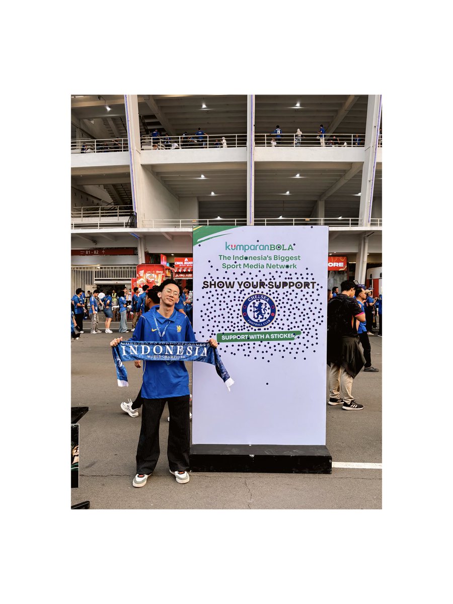mariposamyyy's tweet photo. [08/08/2026]

Over Land and Sea: We’re massive CFC.🔥🔵
Dreams comes true. Kesini lagi yak musdep sambil bawa trofi EPL @ChelseaFC 💙

#chelsea #jakarta #thisiscisc #COYB #KTBFFH https://t.co/IJMmxtTAof