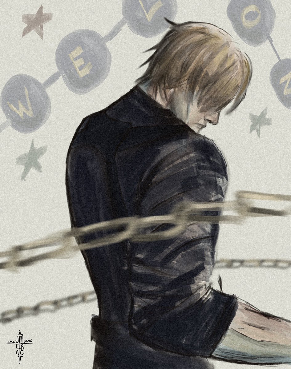 jmclrnc's tweet photo. Leon S. Kennedy ⭐️ #re9 https://t.co/BkWD8mOwUr