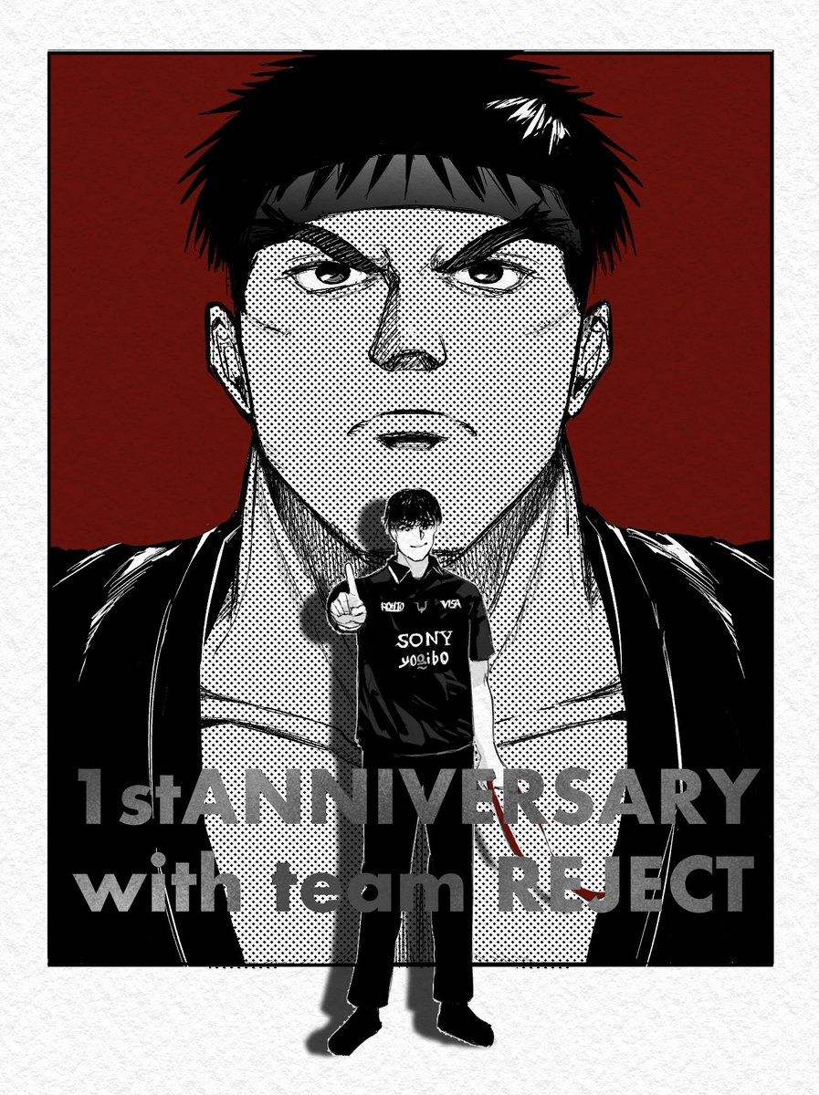teriyakisf6's tweet photo. ㊗️YASさん
REJECT加入1周年
おめでとうございます！🎉
#実直アート https://t.co/lAXRVp8o4T