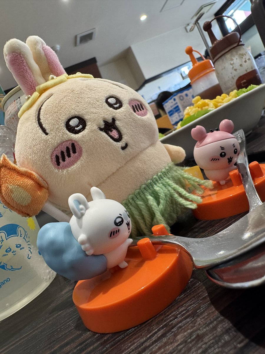 ちいかわのCoCo壱コラボに来ました！ モモンガと古本屋さんとラッコが
