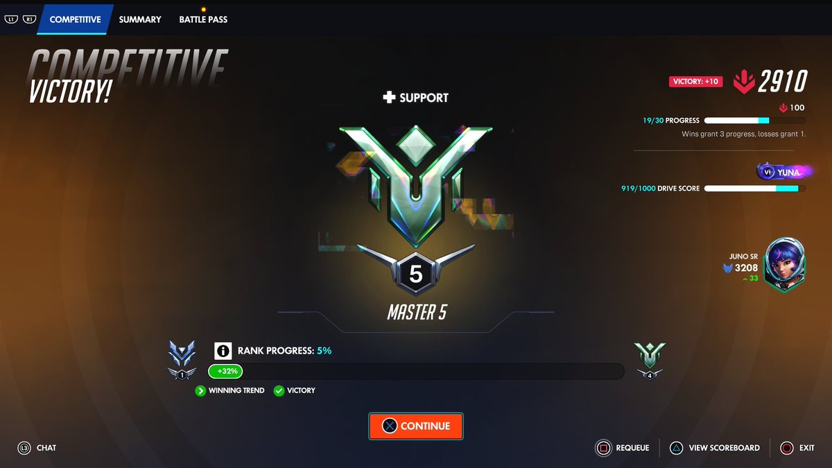 yunasapi's tweet photo. I finally hit masters in 5v5. I've always considered myself terrible at the games I play. Even when I reached diamond a few seasons ago, I felt I didn't belong there, especially since I'm more comfortable in 6v6. This milestone shows me I need to start believing in myself 🩷 https://t.co/wISLTch4on