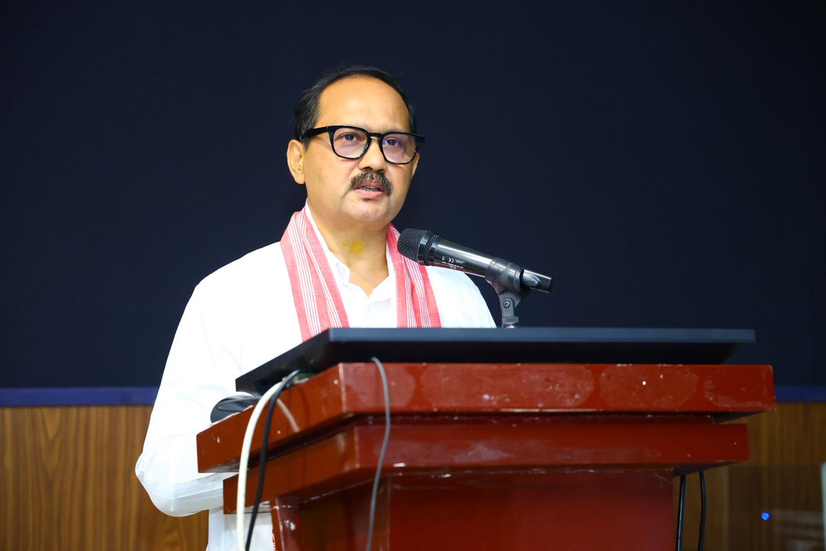 GauhatiUniv's tweet photo. “Indigeneity is not just relics of the past — it enriches our present and gives us a new vista for future,” said Prof. Nani Gopal Mahanta, Vice Chancellor, Gauhati University, reflecting on the significance of International Day of the World's Indigenous Peoples 2026. 🌏

At Gauhati University, the occasion was marked by the Department of Anthropology and IGNCA Regional Centre, Guwahati, with a celebration of indigenous cultures, traditions and histories of the region. 🎭

The inaugural session included addresses by Dr. Sapam Ranabir Singh, Regional Director, IGNCA, and Prof. Chandana Sarmah, Head, Department of Anthropology, followed by screenings of The Khamyang Story and Wangala Festival of Garos.

The celebrations continued with an exhibition showcasing Monpa masks from Arunachal Pradesh, Assamese puppets, and Milada Ganguly’s photographs documenting Naga tribal communities.

A day of films, artefacts and photographs offered a glimpse into the richness of indigenous cultures, and the importance of keeping these traditions alive and relevant for the future.

#IndigenousPeoplesDay #GauhatiUniversity #IGNCA #Anthropology

@MinOfCultureGoI @UN @IGNCA @ngmahanta