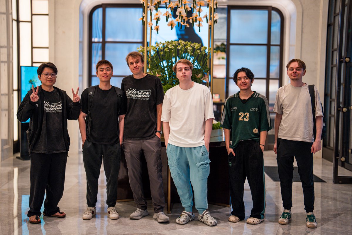 dota2ti's tweet photo. Every team competing at The International 2026 is in Shanghai. Travel is done, and the final preparations are underway.

The tournament begins on August 13.

@AuroraDota2_GG 
BoomBoys
@FalconsEsport 
@GamerLegion 

(1/4)

#TI2026 #Dota2 https://t.co/ndPEcFFeuX