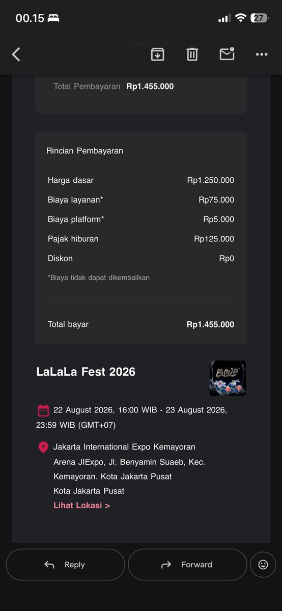 gratselaabs's tweet photo. ayoo gais takeover tiket LALALAFESTkuu
ready 1 tix early entry untuk 2 hari.
underweb ajaa

#lalalafest #wts https://t.co/Rk13iOLnzB