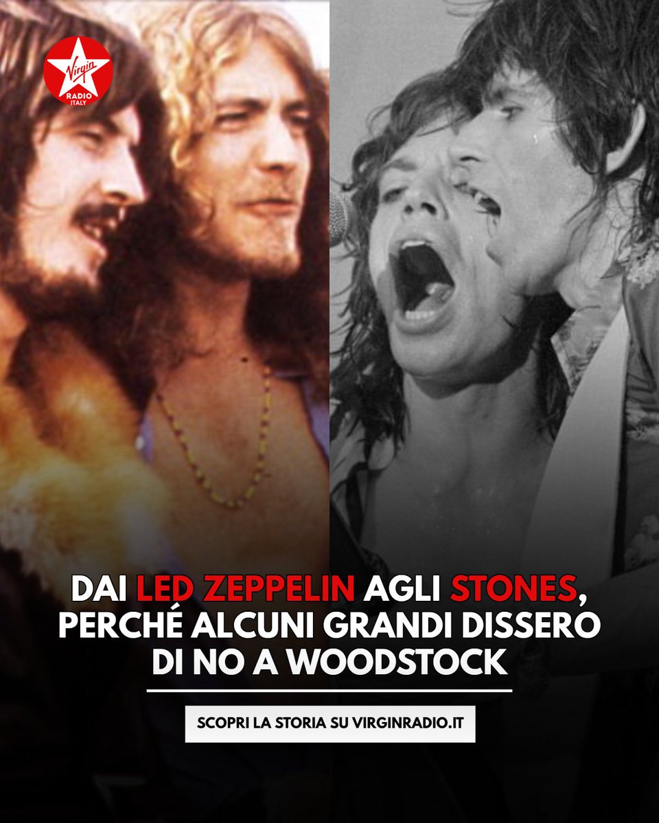 VirginRadioIT's tweet photo. Dai Led Zeppelin ai The Rolling Stones, tutte le rockstar che hanno rifiutato di esibirsi a Woodstock 🔴 Scopri il perché: https://t.co/Z5qpdbAvTp

#Woodstock #LedZeppelin #TheRollingStones #StayRock #VirginRadio https://t.co/wsCzCRfvSS