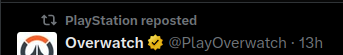DoesItPlay1's tweet photo. Not sure if new, but it seems like the main X acc of PlayStation is trying to mitigate the backlash comments by doing more retweets than usual instead of native posts recently. If that is indeed true, it is weird given that they were so confidently claiming to not see any impact. https://t.co/WK3H5CIkqV