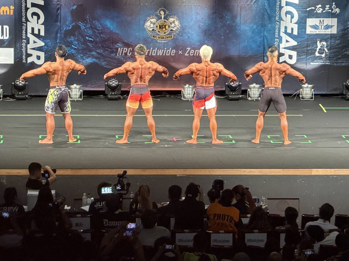 XoXocr0707's tweet photo. ビーフ佐々木ジャパンクラシック
メンズフィジーククラスA TOP4 https://t.co/TssGJYt3Ia