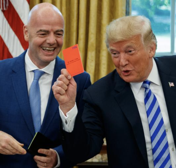 heraldscotland's tweet photo. 'He is fantastic'

Donald Trump has warned FIFA would be making a 'terrible mistake' if they get rid of Gianni Infantino 👇 https://t.co/UKBH8LT0du