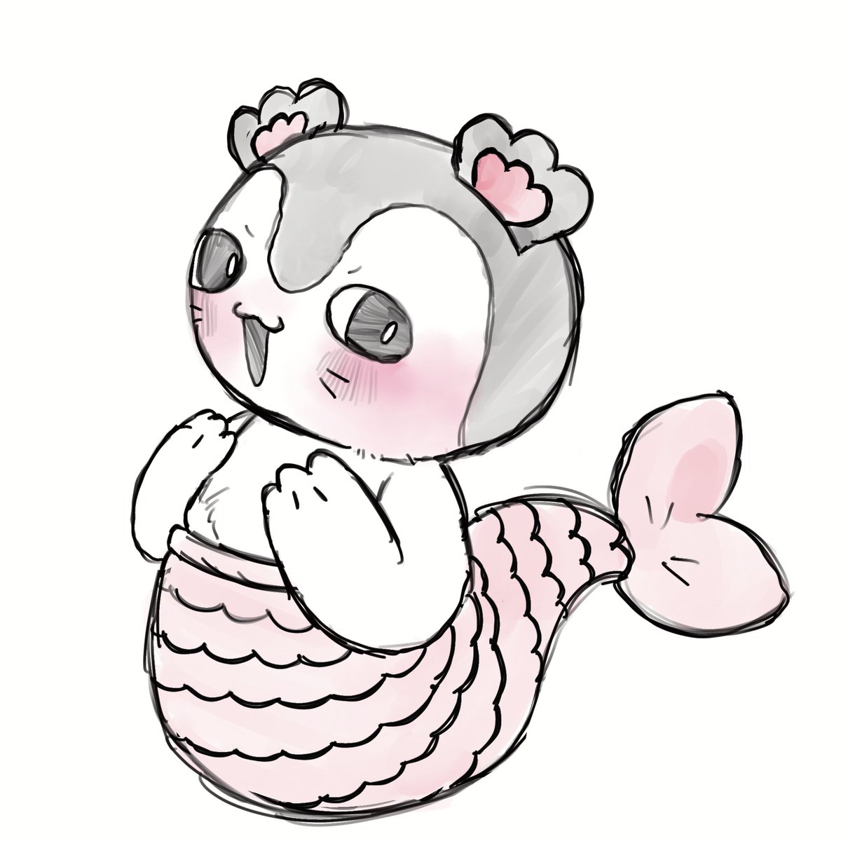 Necro_Flora___'s tweet photo. セイレーンちゃん自給自足してる https://t.co/kBLG6t4DJ3