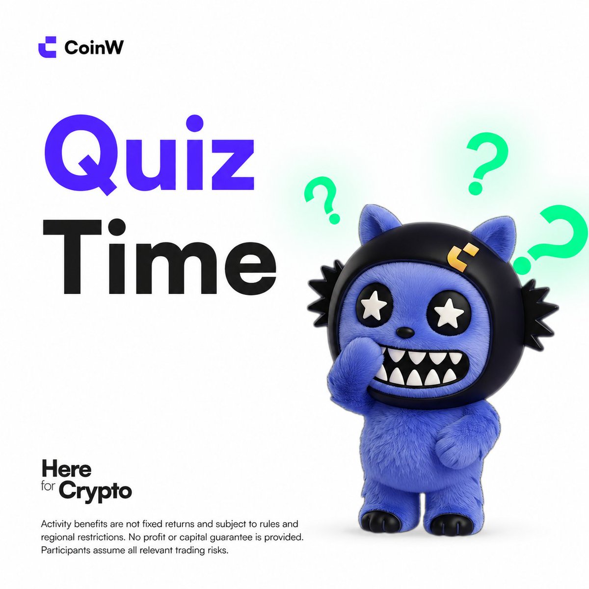 CoinWOfficial's tweet photo. 🎁 CoinW Security Quiz #1 🔒

Someone DMs you claiming to be CoinW Support and asks for your verification code. What do you do?

A. Send it
B. Verify their identity & NEVER share your code
C. Ask, “Do you know who I am?” 👀

✅ Reply A, B or C
✅ Drop your UID

$50 futures bonus for 5 winners each! LFG!