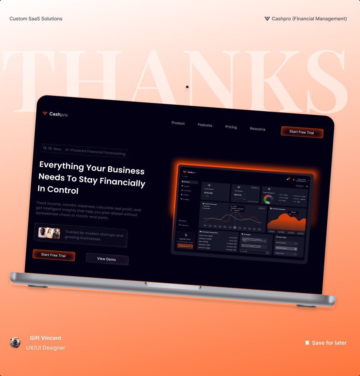 Sheisgift_1's tweet photo. Been deep in Figma building a financial dashboard for founders who are tired of guessing where their money’s going 💸
Here’s a peek at the details. https://t.co/kGdh990p9J