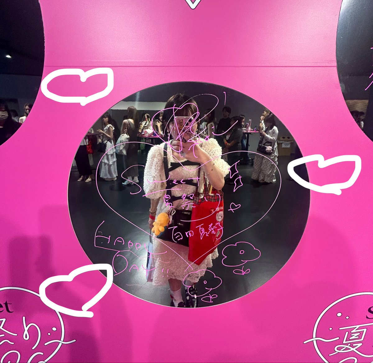 kanabo___'s tweet photo. sweet夏祭り楽しかった〜！！夏菜子ちゃんの浴衣姿最高でした♡頂いたテスターも大活躍❣️また行きたいな〜！！！
#sweet夏祭り2026 https://t.co/1FS79D2toi