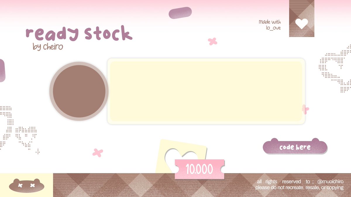 muoichiro's tweet photo. help repost #bealanja ddankeu_u !! 💟 🍪

hemlo . . 👋🏻 mui-cheiro : ada 2 template setup ba layout ready stock (bisa diretext untuk katalog) yang bisa ditake sekarang ! O__o cek alt untuk harga dan more info ✨🥨  terimsiiee <3 https://t.co/87pyDSd1RN