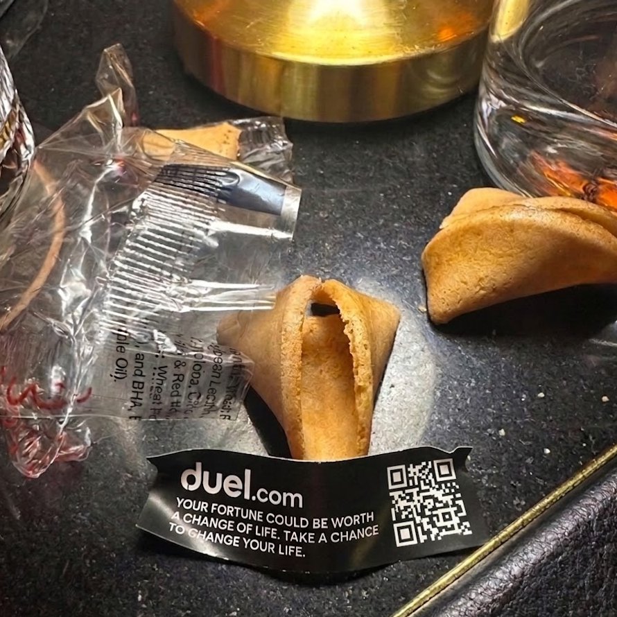 DuelVipRewards's tweet photo. Just got these fortune cookies and they’re hitting different — delicious and lucky 😂
Duel is really out here baking real fortunes. Take a chance to change your life? Say less.
kakaka 🥠✨ https://t.co/wyMwfq4OBw