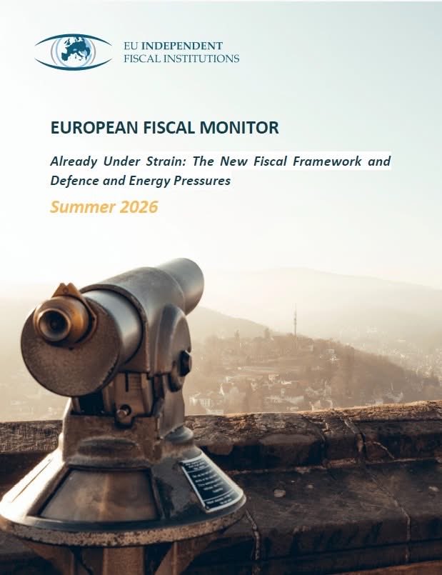 FiscalCouncilBG's tweet photo. 📊 Европейски фискален монитор – Лято 2026: Вече под напрежение: Новата фискална рамка и натиск върху отбраната и енергетиката

📄 Докладът е достъпен на: https://t.co/AJQoVQFlo9 https://t.co/NIGpjbbYMA