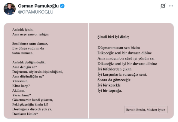 ilic_erdem's tweet photo. Hınç duygusu ve ceza kesme arzusuyla dolup taşan, ahenksiz, ritimsiz, kimse kusura bakmasın, çirkin bir şiir. https://t.co/jOxIQ7md8E