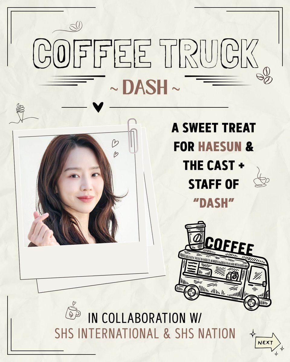 SHS_Sunnyverse's tweet photo. [📢] Sunbis! We're raising funds to help send a coffee truck to Haesun for the filming of <Dash>! 

From the results of the preliminary poll held a short while ago, we will be moving forward under a collaborative project for <Dash> with @shinhaesunintl & @SHS_Nation0831!

It will be the first time in 2 years since we last sent a support truck, so we're excited in the potential to get one sent out to Haesun! We would greatly appreciate any support given to help move forward with this project! 🙏

**We will proceed accordingly based on the amount of funds we are able to raise. Should the sufficient amount not be reached, all funds are to be split and utilized towards our respective debut anniversary projects.

Donation details:
---
PayPal: https://t.co/dzCS9Bcwj6
Wise: Send to shs.sunnyverse@gmail.com
Gcash / Bank Transfer: DM for details

Let's send the prosecutor that coffee she needs!

#신혜선 #ShinHaeSun #ShinHyeSun #申惠善 #대시 #Dash