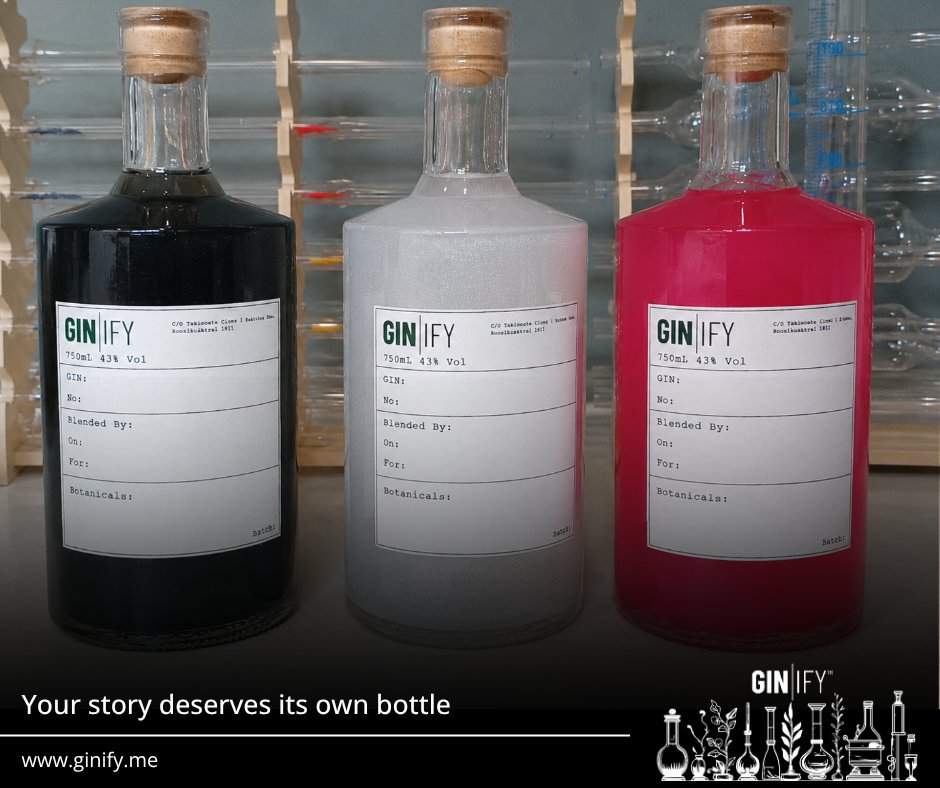 Ginify_Me's tweet photo. Your story deserves its own bottle.

Choose your botanicals, create a custom label and name your very own gin.

Start designing today: https://t.co/ZgPN19MItS

#GinifyMe #PersonalisedGin #CustomGin https://t.co/VZnoXS6SKa