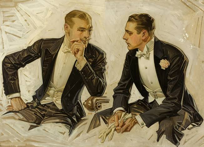 persephoneggsy's tweet photo. #stormanvil based on J.C. Leyendecker's 'The Donchester - The Cluett Dress Shirt'

originally I wanted to try and emulate leyendecker's painting style, but then I got tired lol. maybe one day I'll go back and do it properly. https://t.co/JItw6SaNuS
