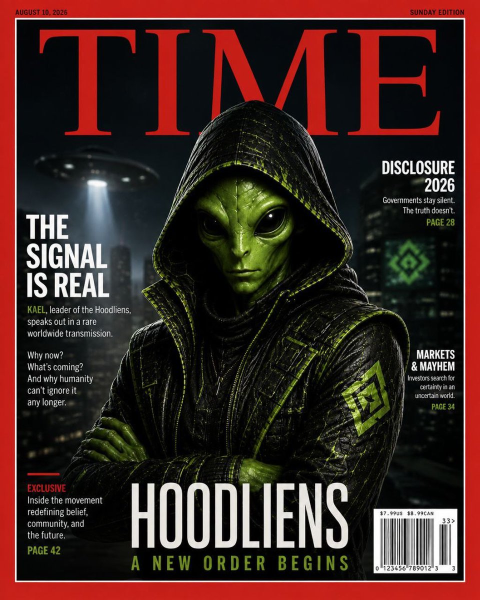 ryanfx120's tweet photo. @iamsamcrypto What are we watching today?

I’m keeping one alien signal on the radar:

HDLN

Robinhood Chain.

Hoodliens.

An expanding universe.

Let’s see how far the narrative travels. 

Ca

0xFd149B52C4265E6FE9c6d5AE7a39cCc627703875 https://t.co/QO27AGZGyE