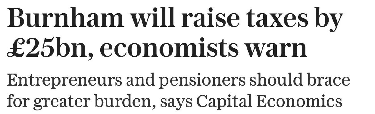 MelJStride's tweet photo. Yet more people sounding the alarm on tax rises. 

Burnham might be on a cost of living tour this week but it’s clear he doesn’t understand that it’s Labour’s tax rises and economic mismanagement that have pushed up prices in the first place. https://t.co/koCiMqOd0l