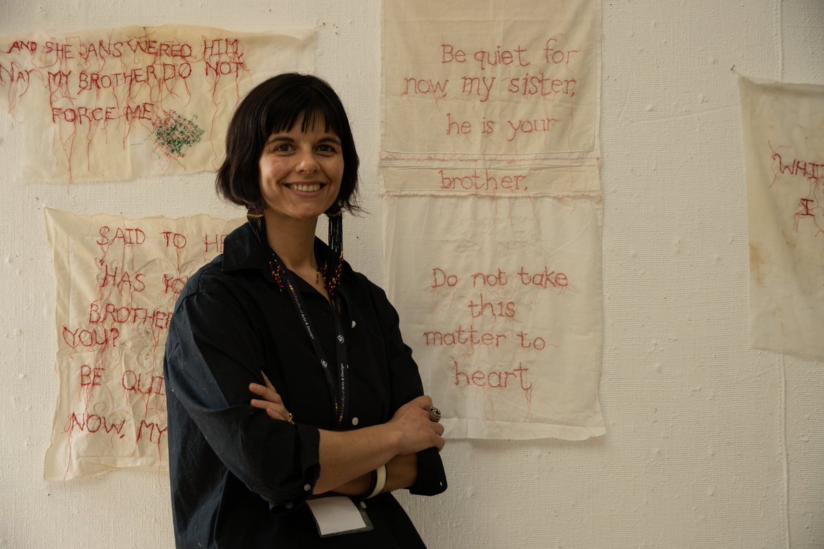 Official_TUT's tweet photo. Hey TUTzens!

Art became a tool for activism in an exhibition featured at the TUT 3rd Annual GBVF Symposium, where artists used creative expression to challenge silence, confront inequality and advocate for social change.

READ MORE AT: https://t.co/YtznCZIFjO https://t.co/bKukOzvDV3