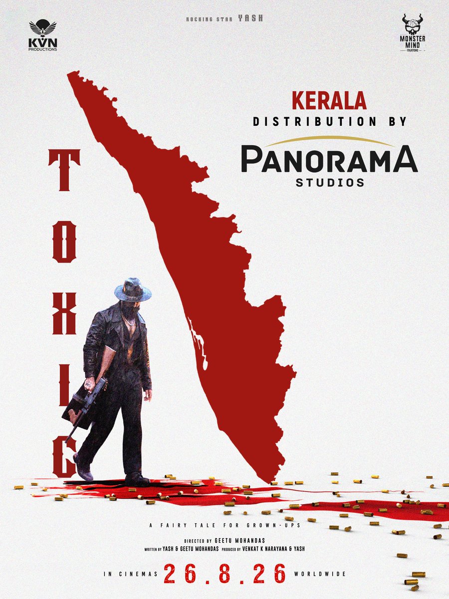 Toxic_themovie's tweet photo. Ready to conquer...🔥

@PanoramaMovies Unleashing #Toxic : A Fairy Tale for Grown - Ups in Kerala. 

#ToxicTheMovie In Cinemas Worldwide from 26.08.2026. https://t.co/9kS01jlpgJ