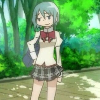 neki25809019's tweet photo. 【思春期拗らせてて物語が始まらない】

QB「僕と契約して魔法少女になってよ！」

まど、さや「魔法少女って…w」 https://t.co/bYBiE8eKeF