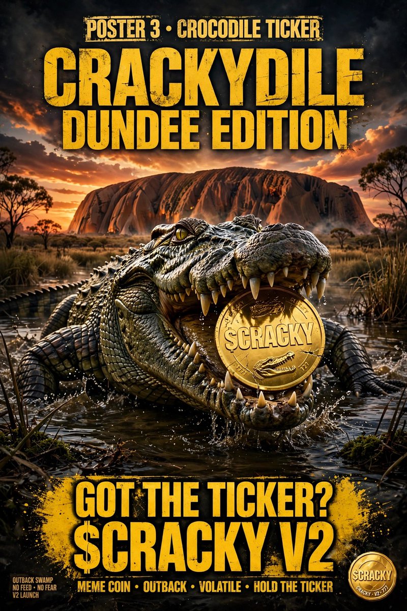 AlanKnott180746's tweet photo. #pumpfun #solana #memecoin #CRACKY #crackydiledundee #australia #downunder #pump https://t.co/YVECA0asUe