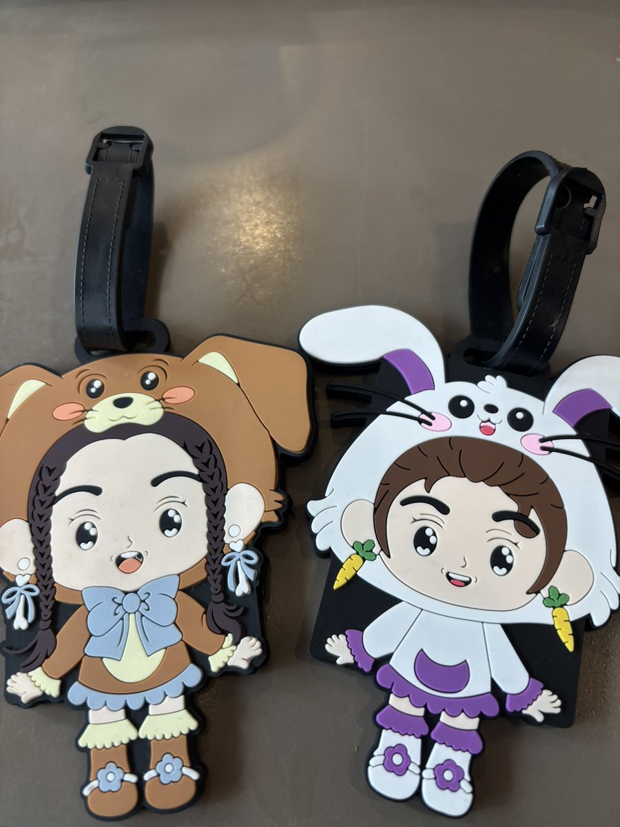 imnaebby's tweet photo. chargerz luggage tags!! 🐶🐰 https://t.co/WZjFuipwzf
