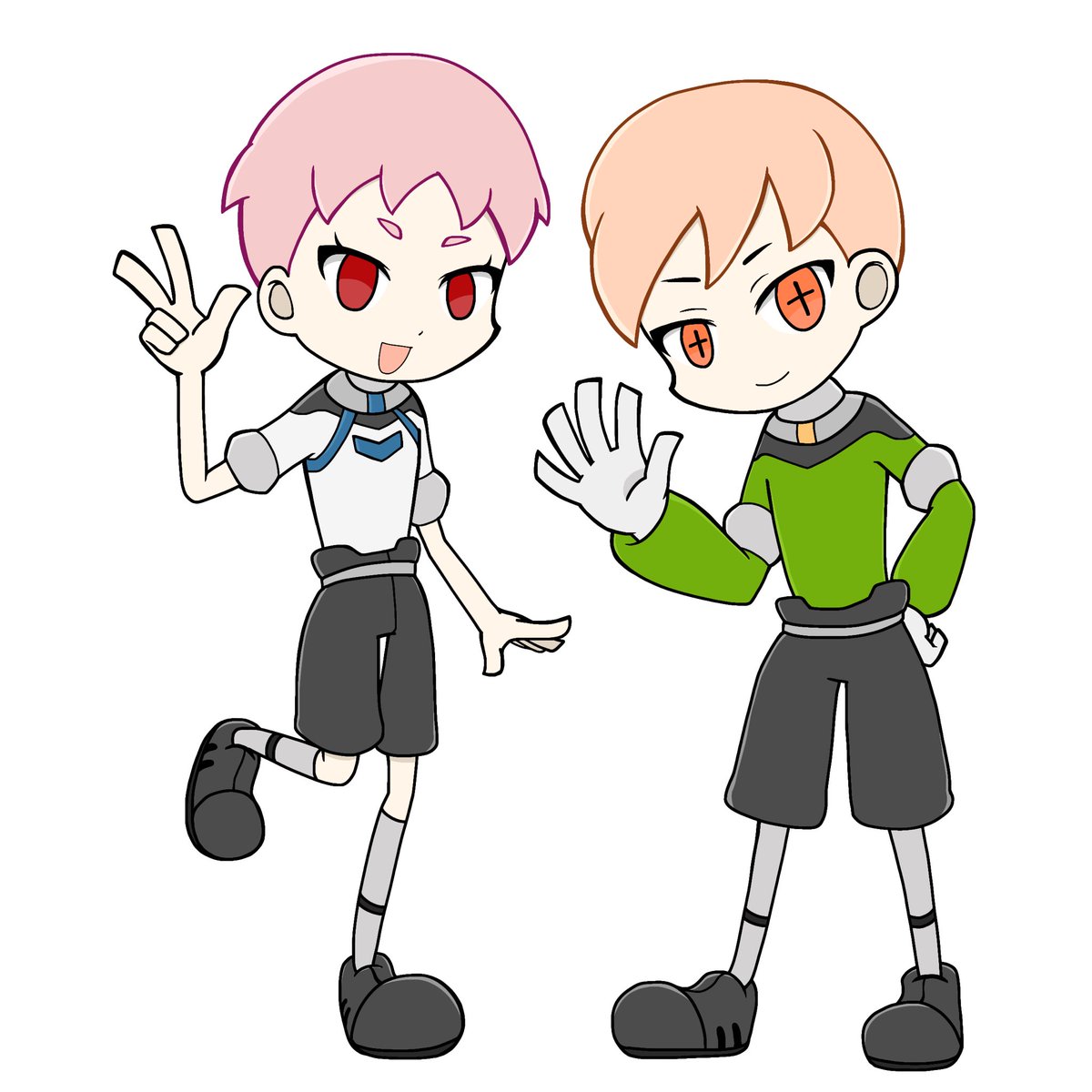selen_inazuma's tweet photo. 別作品に絵柄を寄せる試み https://t.co/NVhgIAOldI