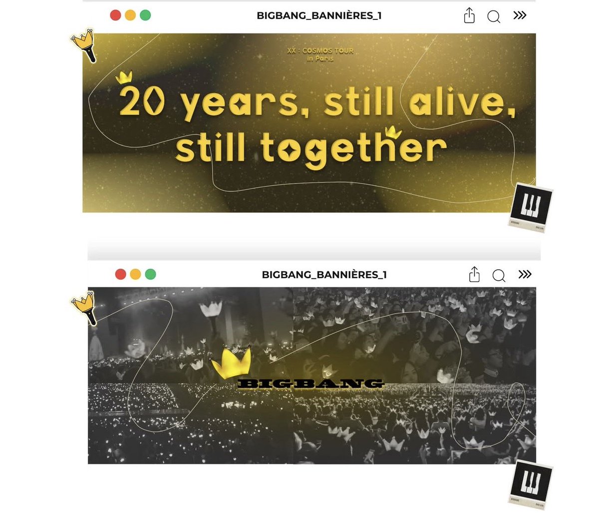 gdragon_frbase's tweet photo. LES PROPOSITIONS DE BANNIÈRES SONT LÀ ! 

À l’occasion du concert de BIGBANG au Stade de France le 19 septembre 2026, plusieurs fans ont imaginé et créé leurs propres propositions pour la bannière du projet. 

Découvrez dès maintenant les 9 designs proposés !

Et surtout… à vous de choisir ! 
Votez pour votre bannière préférée afin de nous aider à déterminer le design final. 👑🧡

🗳️ VOTEZ ICI : https://t.co/SMMCEeHYre