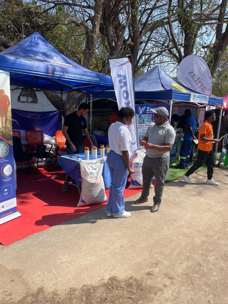 IGROW___'s tweet photo. Proud to have participated in the 98th Agricultural and Commercial Trade Show in Lusaka, Zambia.

We are delighted to be part of this important platform, connecting with farmers, partners, and industry stakeholders while supporting Zambia’s agricultural growth through quality. https://t.co/DGvROPOYqu