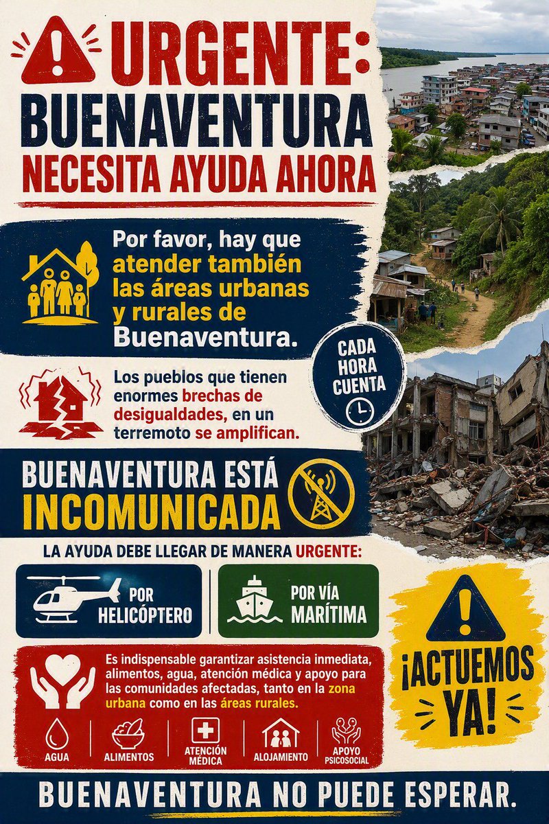 JACOBOSOLANOC's tweet photo. Lo que esta pasando en Buenaventura es muy grave y casi no se ha mostrado, hay que voltear la mirada a Buenaventura, hay mucha afectación. La ciudad esta incomunicada, el puerto también sufrió afectación y recordemos que por ahi ingresa la mayor parte de la carga de Colombia. 🇨🇴 Buenaventura somos todos!
