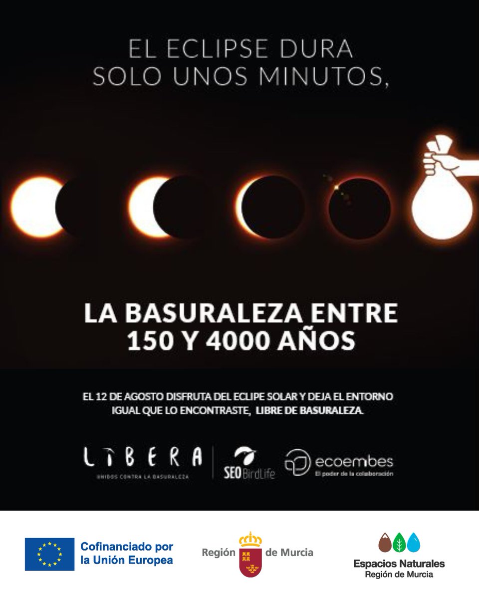 SierraEspunaPR's tweet photo. Cierre de accesos a #SierraEspuñaPR

Del 12 de agosto a las 06:00 h al 13 a las 07:00 h, se restringe el acceso a vehículos a motor por el elevado riesgo de incendios y la afluencia prevista por el #Eclipse

ℹ️ https://t.co/tPGTIiSLRt
☎️ 968 431 430 📧 infosierraespuna@carm.es https://t.co/u492DO4jYl