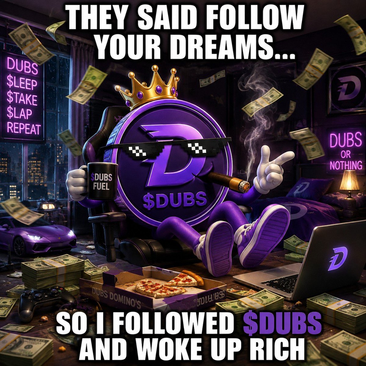 FreekyTony21775's tweet photo. @Dubs_Com01 is not here to play. ๐๐ฅ
Weโre early. Weโre bullish. Weโre building.
@Dubs_Com01 to the moon! ๐๐
GM ๐ @Dubs_Com01
#DUBSMemeWeek https://t.co/YlbhJKwsQ6