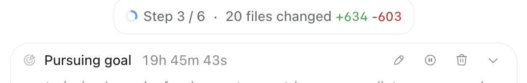 ijaack94's tweet photo. been building an iOS app that i personally need using codex

it's running on a swarm of terra subagents with dynamic effort (=specific different effort levels for each new spawn based on the type of task) for about 20 hours, and only stopped a couple times to get some high-level approvals from me

it's been running in a goal with an eval subagent to check the work, and the goal includes publishing to app store directly via browser use and using https://t.co/SUd98DiMVH as support site for landing page, privacy policy etc.

the interesting part is not that it's running for 20 hours (which is pretty normal for long-horizon coding projects), but that it's consuming very little usage considering it's running mostly autonomously and building an entire iOS with cloud backend from scratch

tibo reset the usage last night, but i estimate to have consumed roughly 50% of the weekly limits to do all this