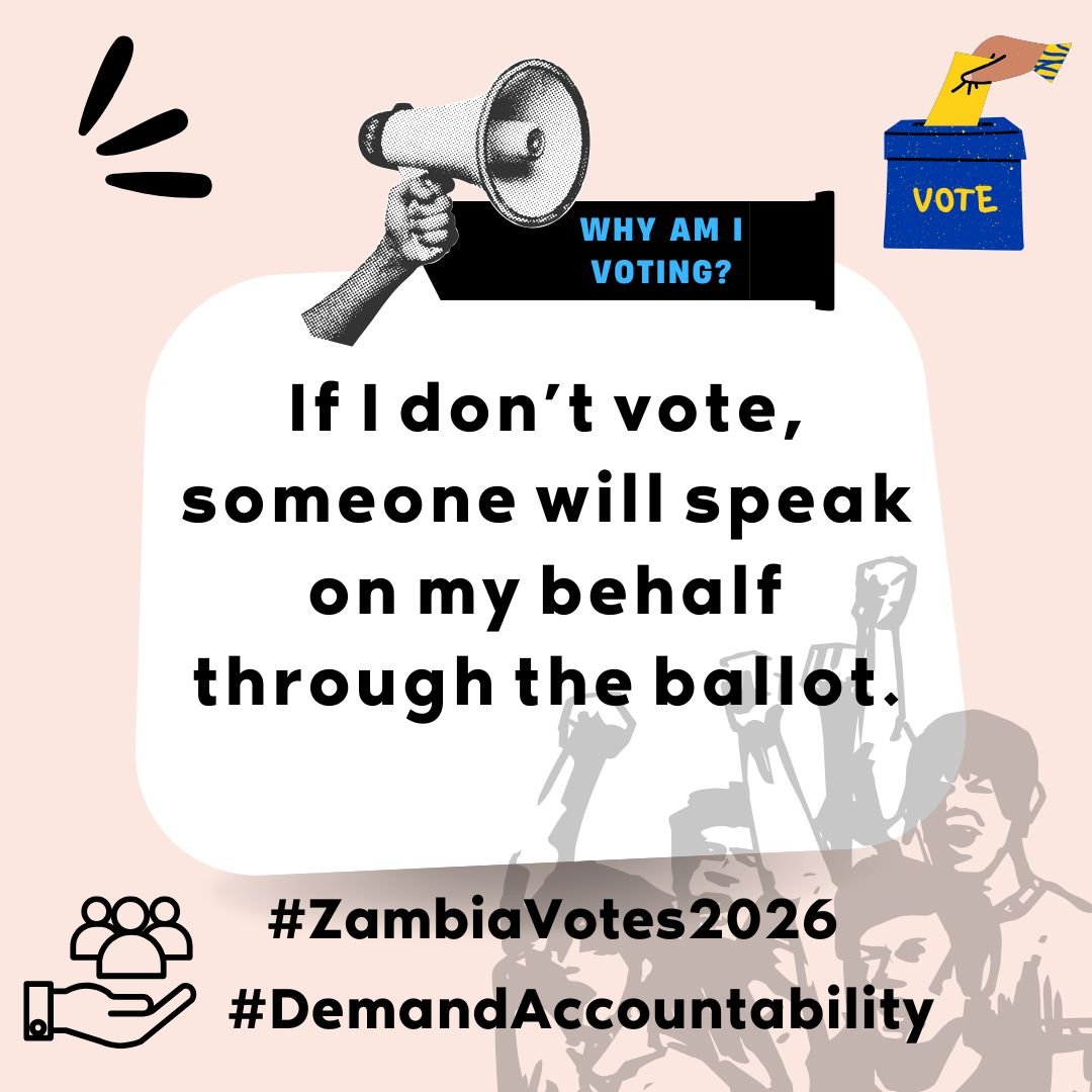 RoyceBanda24NK's tweet photo. No one will speak for me through the ballot.
I speak for myself. I vote for myself. And I will demand accountability for the vote I cast.
The ballot is my voice.let the ballot be be your voice too🇿🇲
#ZambiaVotes2026 #DemandAccountability https://t.co/oVt8jf71PS
